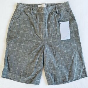Gray Checkered Men's Shorts